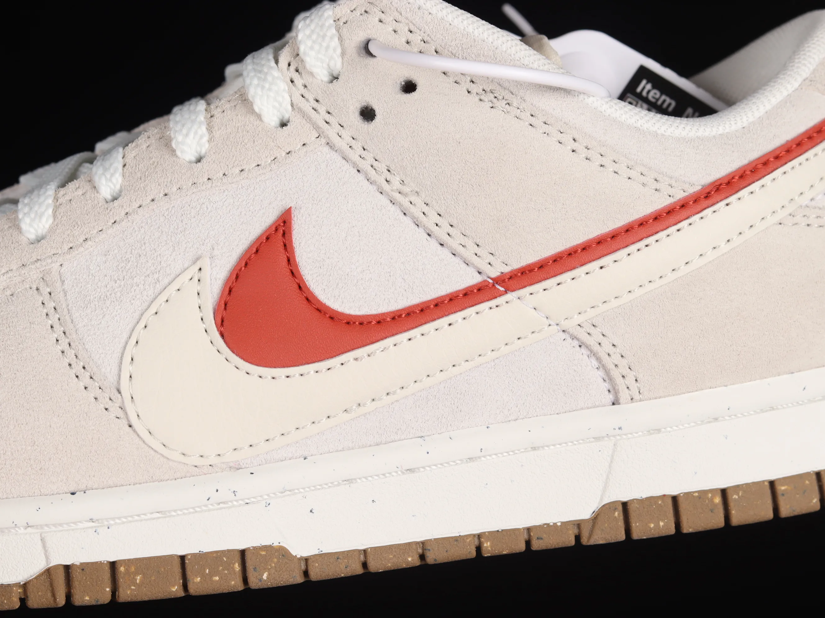 All categories Nk SB Dunk series Nk SB Dunk Low low-top sneakers Nk SB Dunk Low "85" gray red double hook SB low-top sports and leisure sneakers DO9457-100
